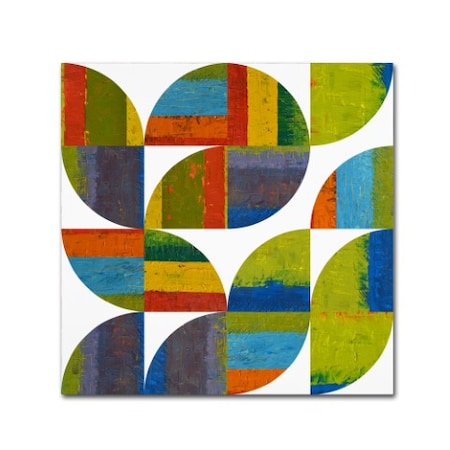 Michelle Calkins 'Quarter Rounds 3.0' Canvas Art,35x35